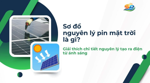 Sơ đồ nguyên lý pin mặt trời là gì? Giải thích chi tiết nguyên lý tạo ra điện từ ánh sáng