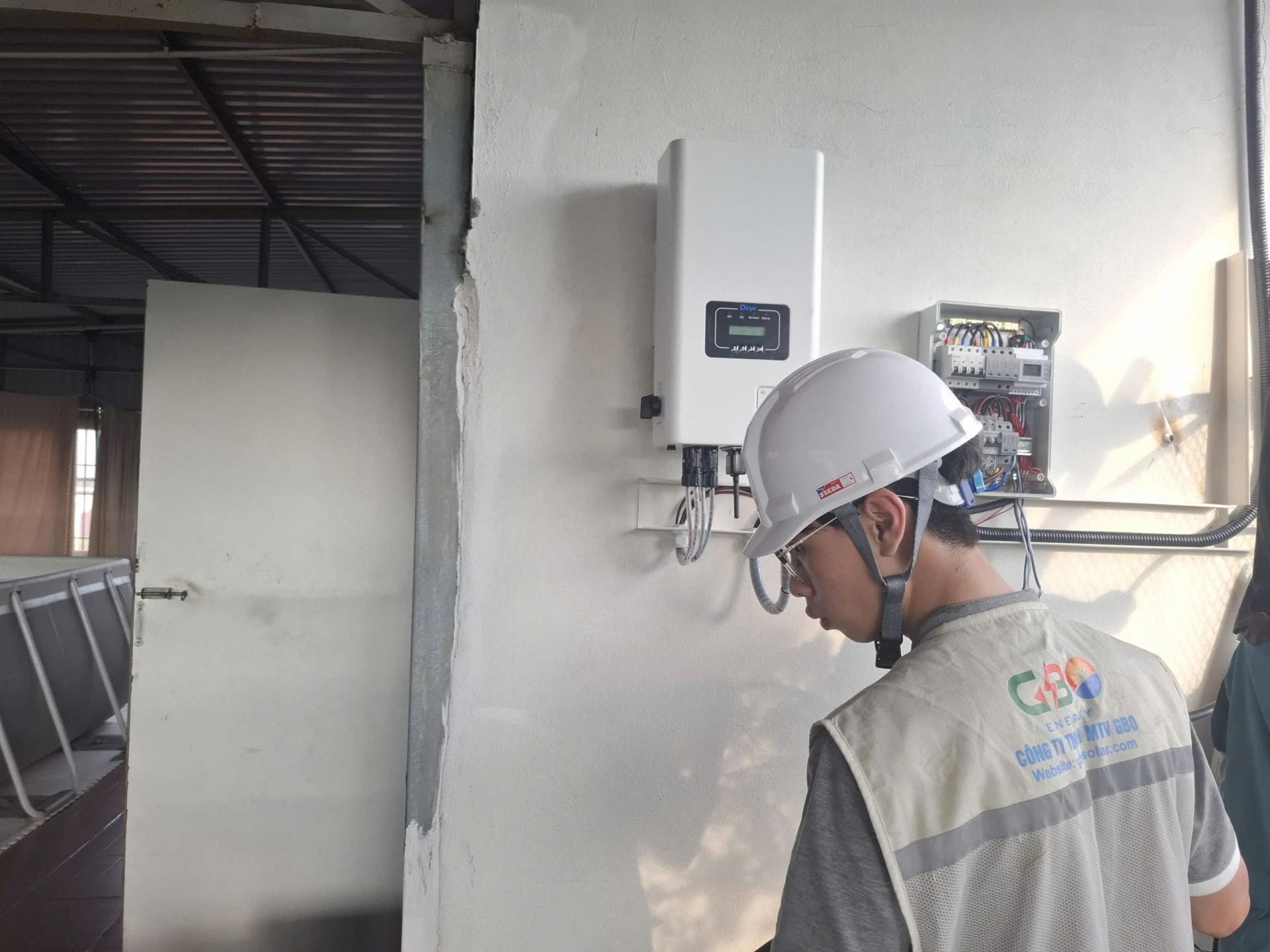 Điện mặt trời mái nhà - Trường Mầm non Uphouse